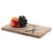 Vintiquewise 16 Rustic Natural Tree Log Wooden Rectangular Shape Serving Tray Cutting Board QI004047-16 - alternate 1